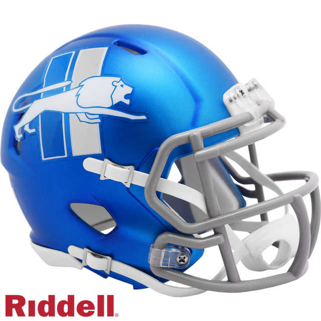 Detroit Lions Helmet Riddell Replica Mini Speed Style On-Field Alternate 2023