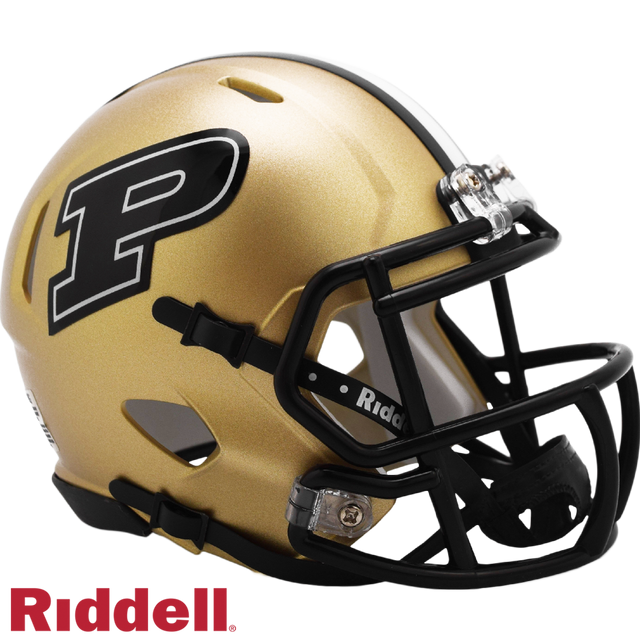 Réplica del casco Purdue Boilermakers Riddell Mini Speed Style