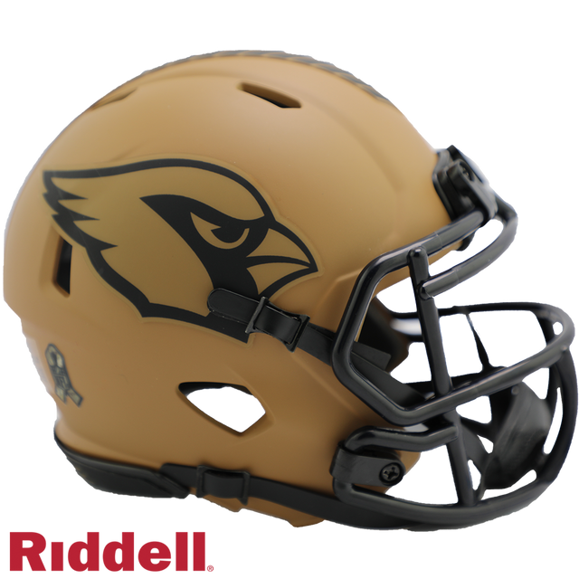 Réplica de casco de los Arizona Cardinals Riddell Mini Speed Style Salute To Service 2023