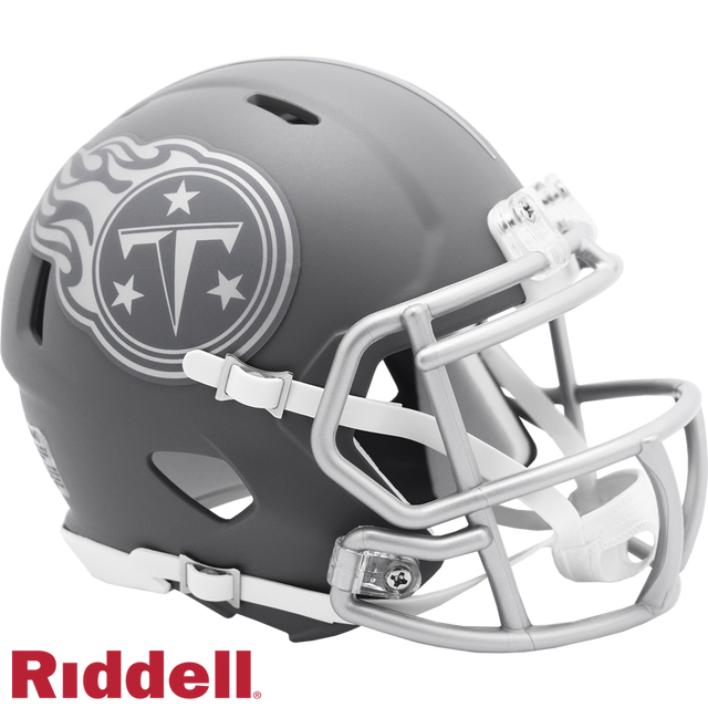 Réplica de casco de los Tennessee Titans Riddell Mini Speed Style Slate Alternativo