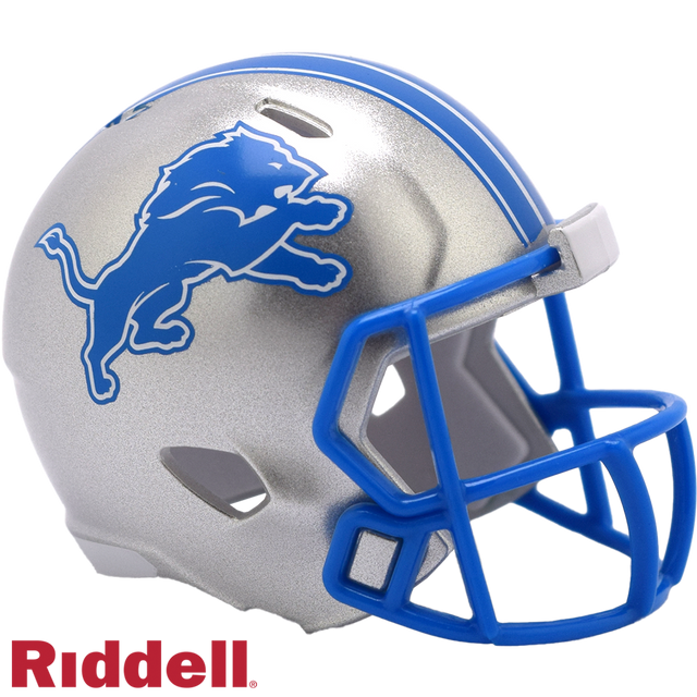 Detroit Lions Helmet Riddell Pocket Pro Speed Style 2024