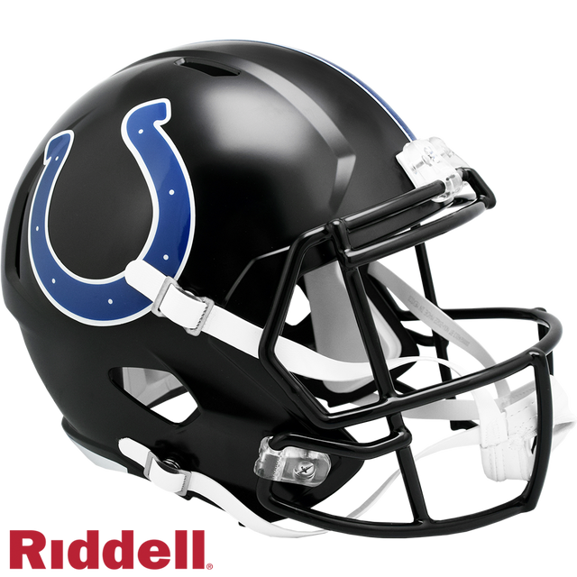 Indianapolis Colts Helmet Riddell Replica Full Size Speed Style On-Field Alternate 2023 Indiana Nights