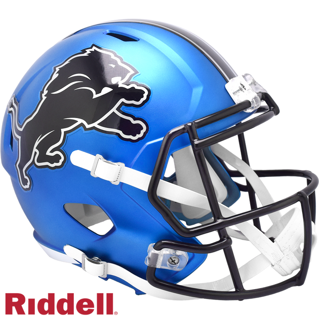 Detroit Lions Helmet Riddell Replica Full Size Speed Style On-Field Alternate 2024