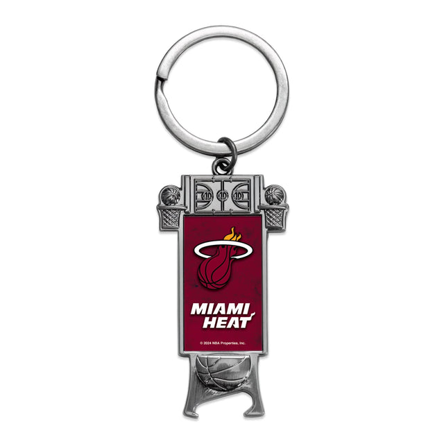 Miami Heat Sculpted Bottle Opener Keychain