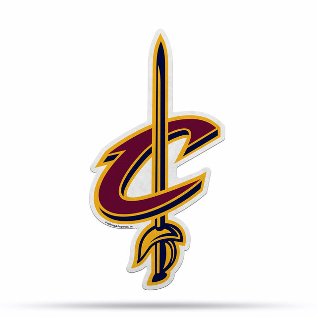 Diseño de logotipo recortado con forma de banderín de los Cleveland Cavaliers