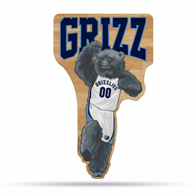 Diseño de mascota con forma de banderín de los Memphis Grizzlies
