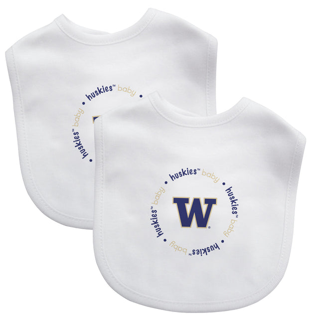 Washington Huskies Baby Bib 2 Pack