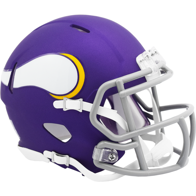 Réplica de casco de los Minnesota Vikings Riddell Mini Speed Style Alternativo para el campo Tribute Classic 2023