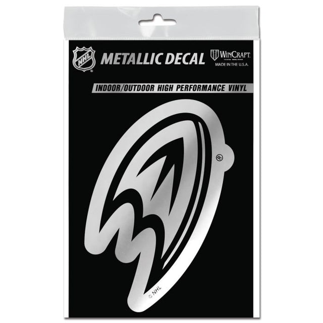 Anaheim Ducks Decal Metallic 3" x 5"