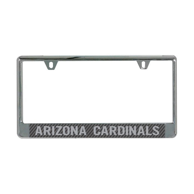 Arizona Cardinals CARBON Lic Plate Frame B/O Printed