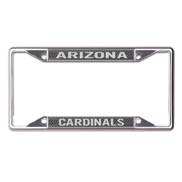 Arizona Cardinals CARBON Lic Plt Frame S/S Printed