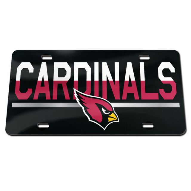 Arizona Cardinals COLOR DUO Specialty Acrylic License Plate