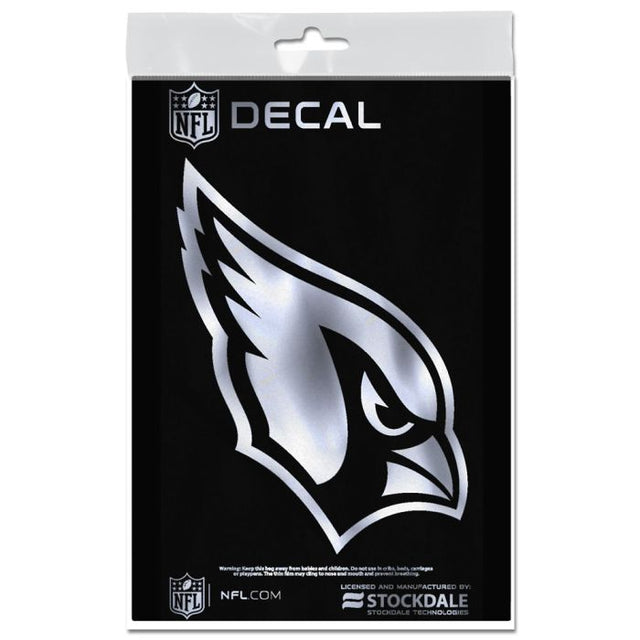 Arizona Cardinals Decal Metallic 3" x 5"