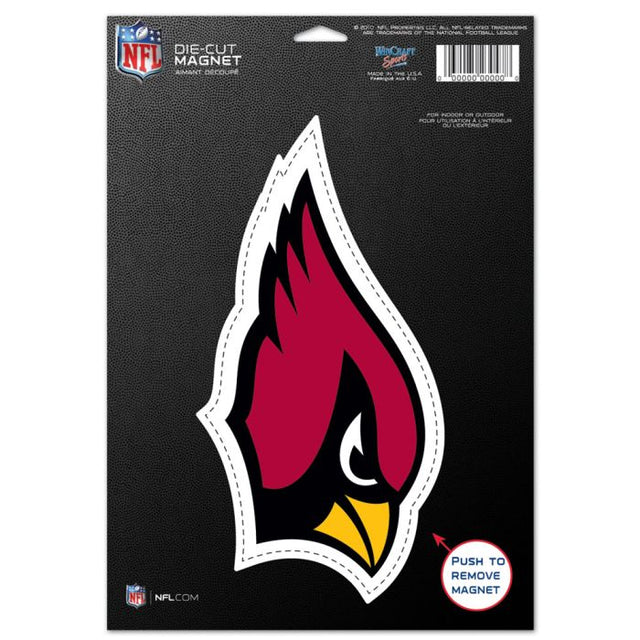 Arizona Cardinals Die Cut Logo Magnet 6.25" x 9"