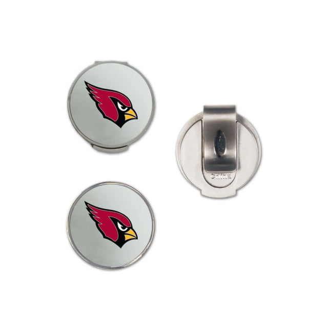 Arizona Cardinals Hat Clip w/2 Markers, clamshell