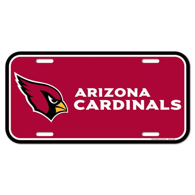 Arizona Cardinals License Plate