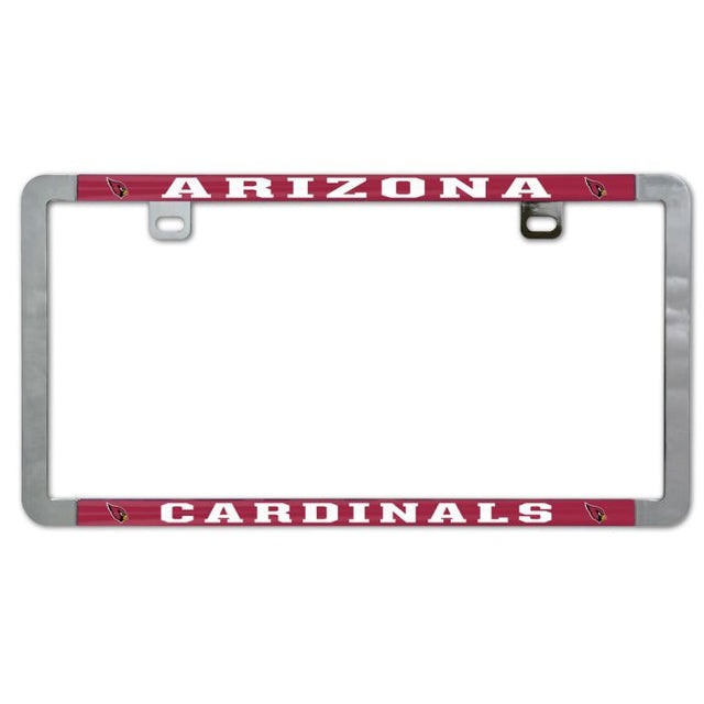 Arizona Cardinals Metal Lic. Plate Frame Slim