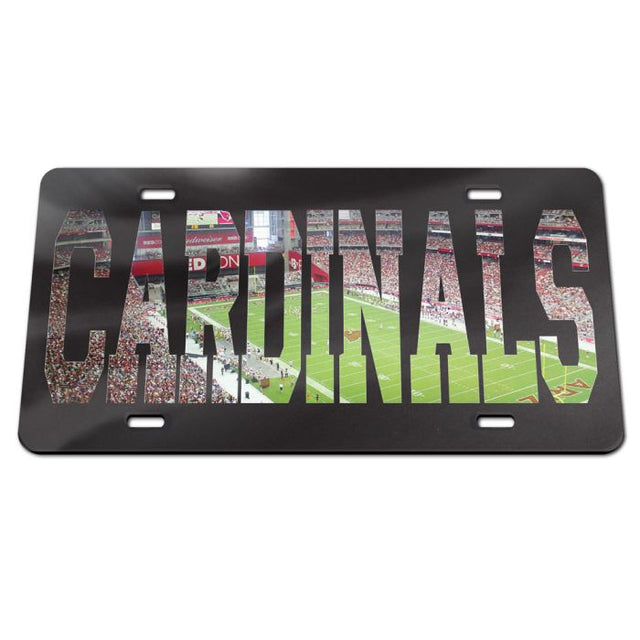Arizona Cardinals STADIUM Specialty Acrylic License Plate
