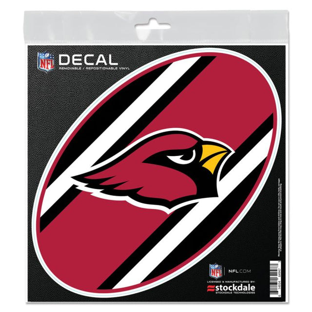 Arizona Cardinals STRIPES All Surface Decal 6" x 6"