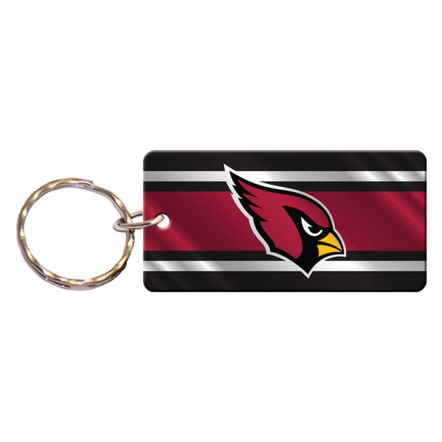 Arizona Cardinals STRIPES Keychain Rectangle