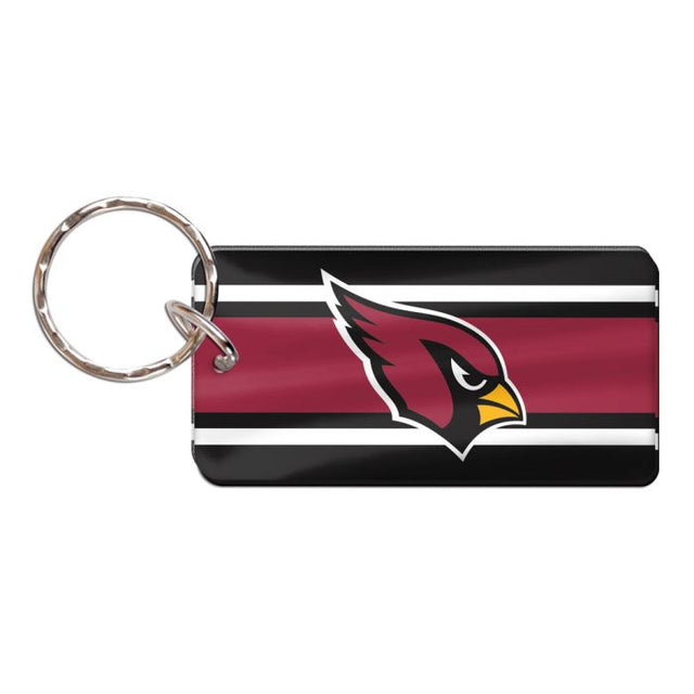 Arizona Cardinals STRIPES Keychain Rectangle