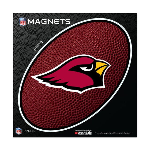 Arizona Cardinals TEAMBALL Outdoor Magnets 6" x 6"