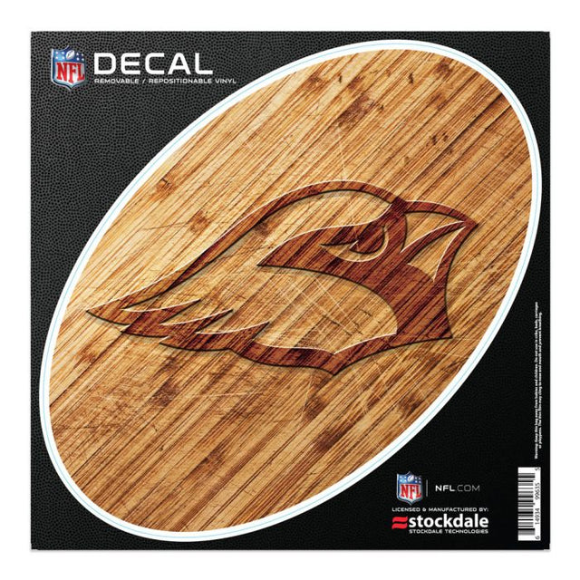 Arizona Cardinals WOOD All Surface Decal 6" x 6"