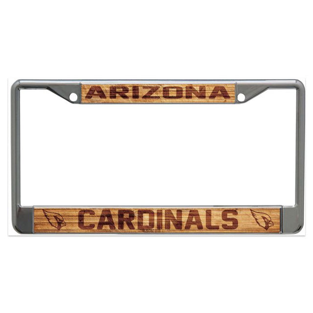 Arizona Cardinals WOOD Lic Plt Frame S/L Printed