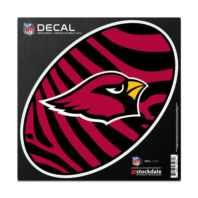 Arizona Cardinals ZEBRA All Surface Decal 6" x 6"