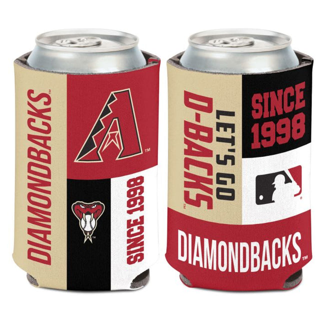 Arizona Diamondbacks color block Can Cooler 12 oz.