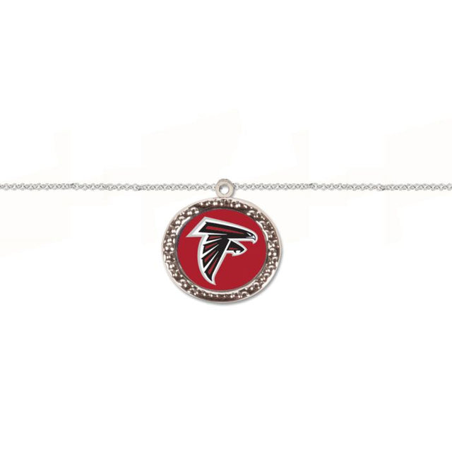 Pulsera de los Atlanta Falcons con dije de joyería en cartulina