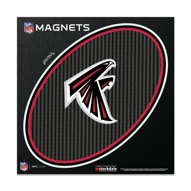 Atlanta Falcons CARBON Outdoor Magnets 6" x 6"