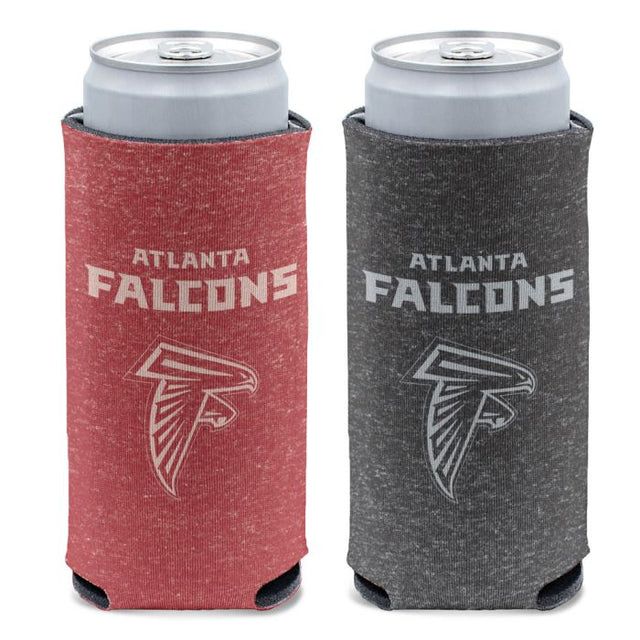 Enfriador de latas delgadas de 12 oz de color jaspeado de los Atlanta Falcons