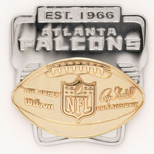 Tarjeta de joyería con pin de colección de los Atlanta Falcons