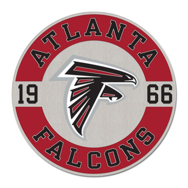 Tarjeta de joyería con pin esmaltado de colección establecida de los Atlanta Falcons