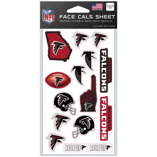 Cartel de los Atlanta Falcons de 4" x 7"