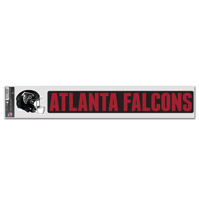 Calcomanías para fanáticos de los Atlanta Falcons de 3" x 17"