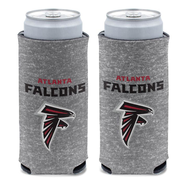 Enfriador de latas delgado de 12 oz de los Atlanta Falcons Heather