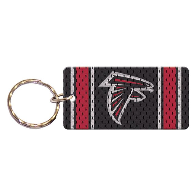 Llavero rectangular con la camiseta de los Atlanta Falcons