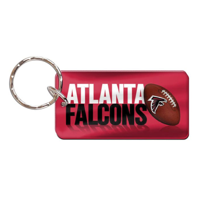 Llavero rectangular de los Atlanta Falcons