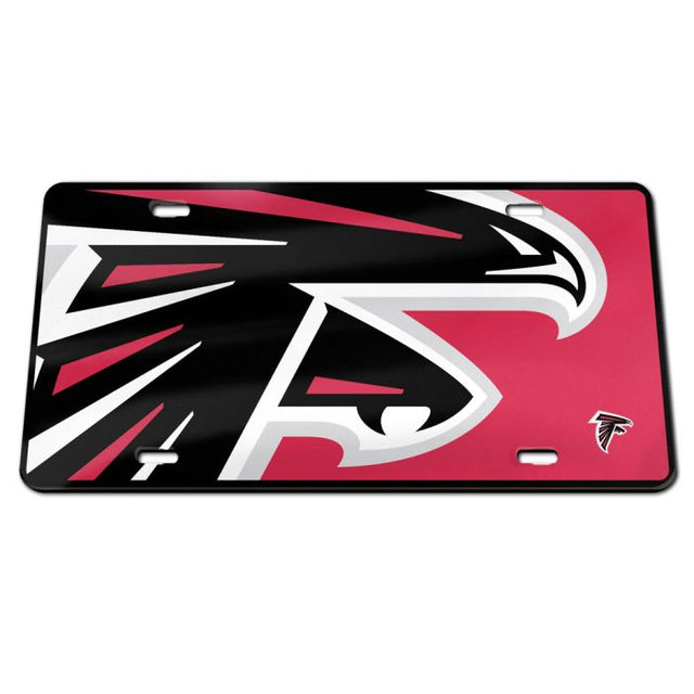 Matrícula acrílica especial MEGA de los Atlanta Falcons