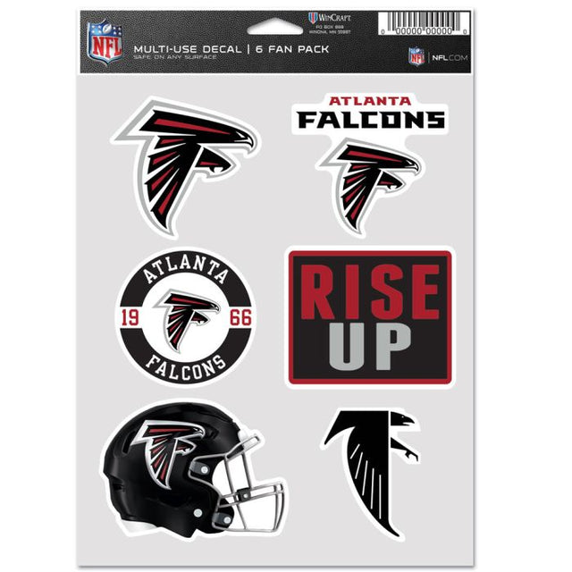 Paquete multiusos para 6 aficionados de los Atlanta Falcons