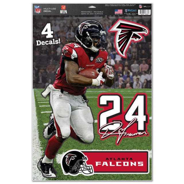 Atlanta Falcons Multi-Use Decal 11" x 17" Devonta Freeman