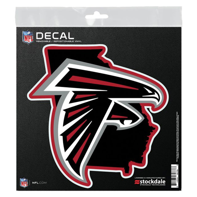Atlanta Falcons STATE SHAPE All Surface Decal 6" x 6"