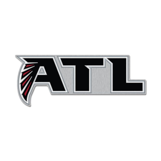 Tarjeta de joyería con pin esmaltado de colección secundaria de los Atlanta Falcons