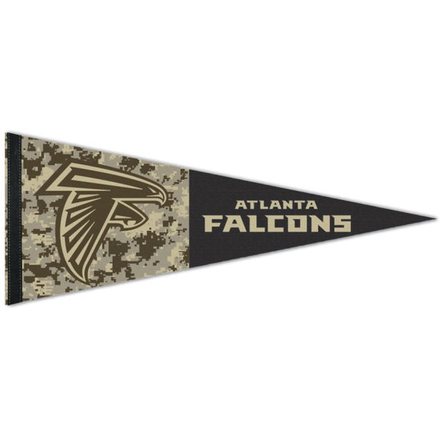 Banderín premium estándar de los Atlanta Falcons de 12" x 30"