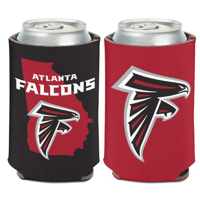 Enfriador de lata con forma del estado de Atlanta Falcons, 12 oz.