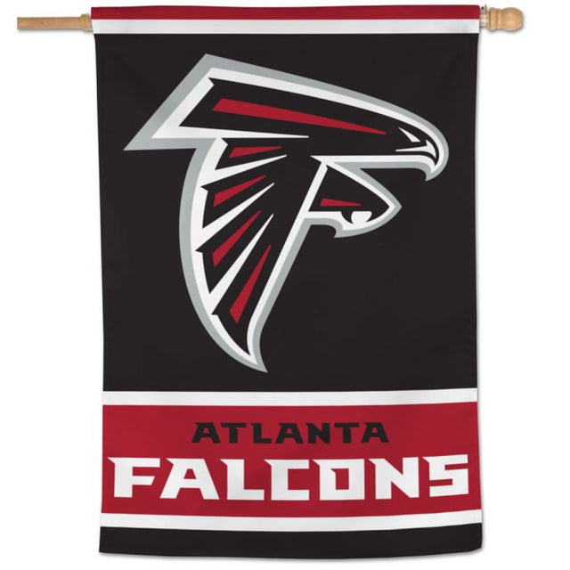 Bandera vertical de los Atlanta Falcons de 28" x 40"