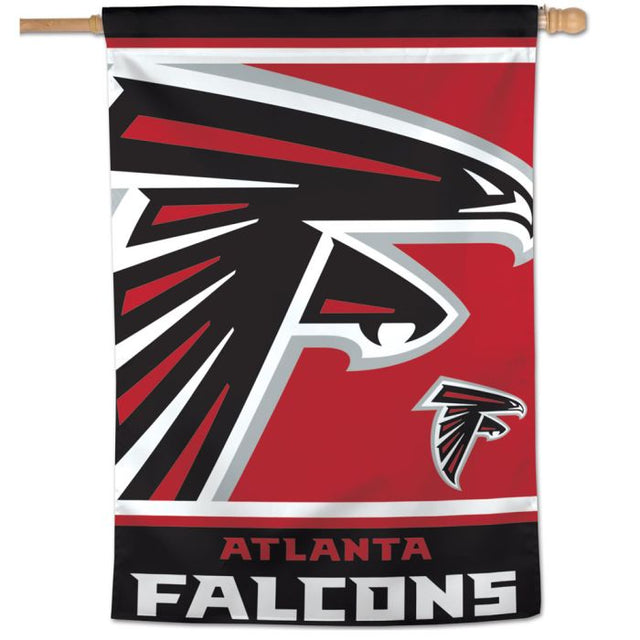 Bandera vertical de los Atlanta Falcons de 28" x 40"