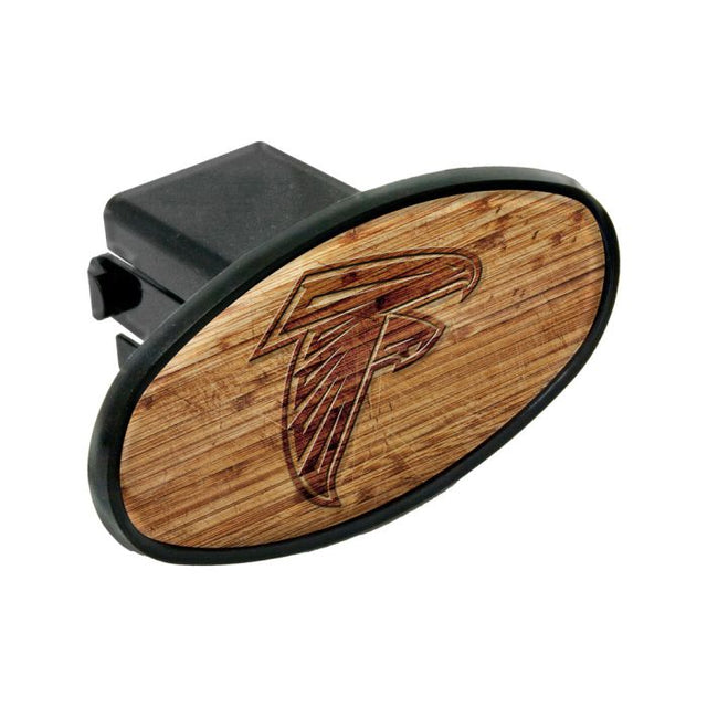 Atlanta Falcons WOOD Oval 2" Hitch Receiver